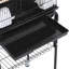 159cm Iron Pointed Top Floor Bird Cage with Wheels-332302007