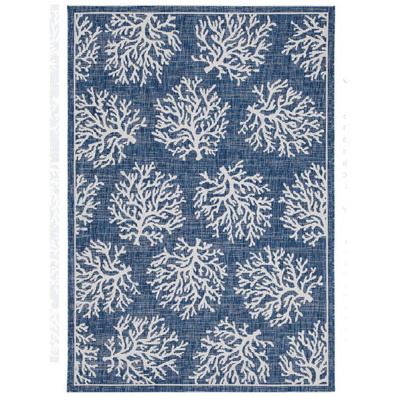 Floral Flatweave Area Rug, Rectangle 200 x 280cm