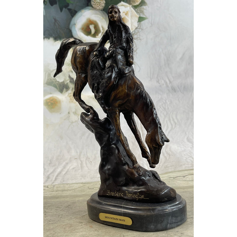 Sculpture Travolta Mountain Frederic Remington