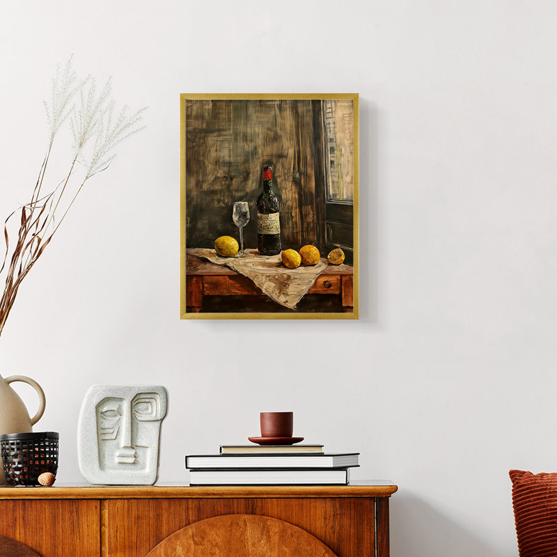 Série FLORAL DCCxxix - reproduction encadrée de qualité supérieure - prête à être accrochée - aucun clou requis