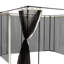 Abri de jardin pour pavillon de jardin, 10 pi x 13 pi, crème, magnifique paroi latérale en filet de 13 pi, espace agréable