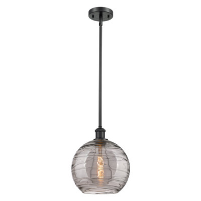 Luminaire suspendu en forme de globe à 1 lumière Mott