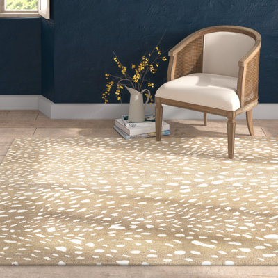 Jona Hand Tufted Wool Animal Print Indoor Rug