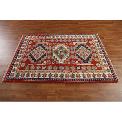 One-of-a-Kind New Age Wool Area Rug in