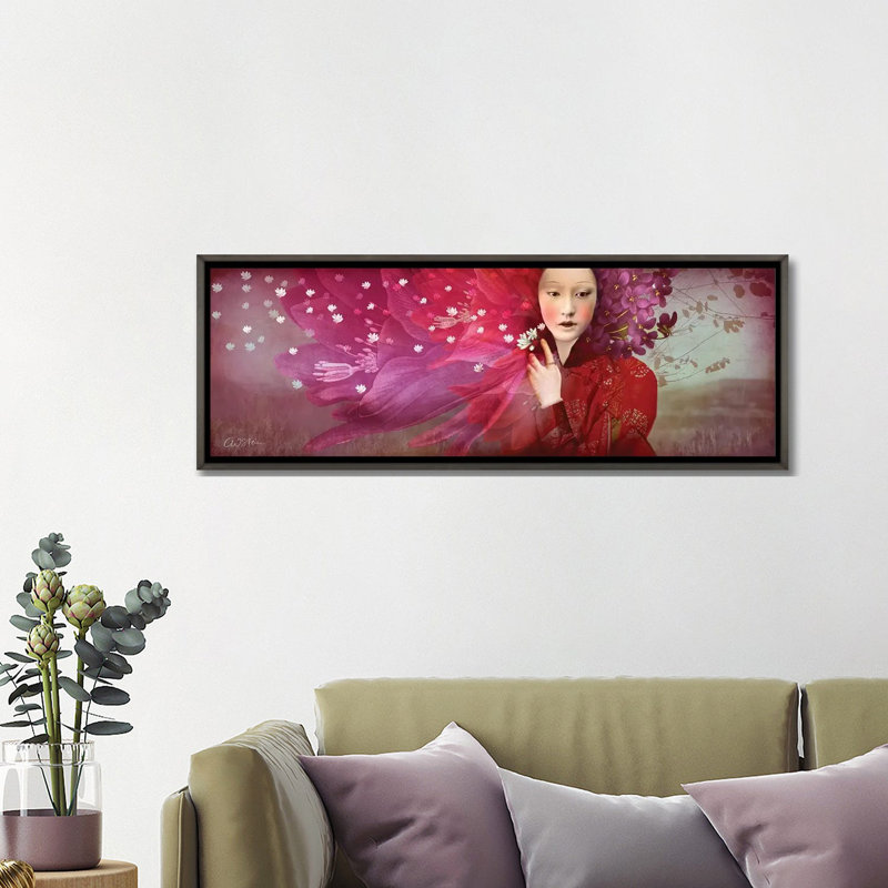 Éléments par Catrin Welz-Stein - impression d'art graphique panoramique, H 16 po x l 48 po x 1,5 po