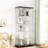 Jacquelline Tempered Glass Display Cabinet with 2 LED Lights, 5-Shelf Curio Cabinet with 2 Doors-997601664