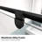 32-36 in. W x 72 in. H Framed Pivot Shower Door with 1/4 in. (6mm) Tempered Clear Glass-114500376