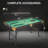 Portable Pool Table RayChee 54' Bumper Pool Table with Leg Levellers-96470562