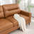 83‘’ Wide Genuine Leather Sofa With Square Arms-400640435