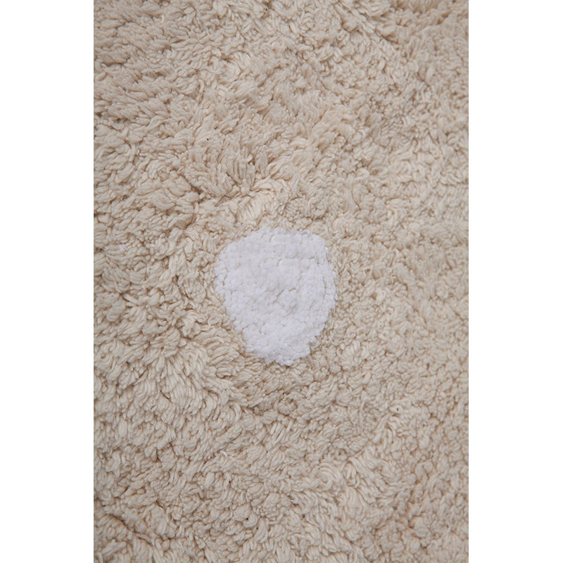 Tapis rectangulaire lavable Biscuit Lorena Canals 4 po x 5 po