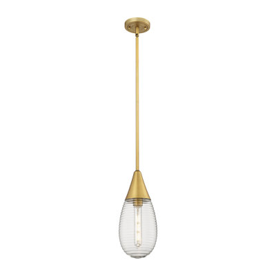 Luminaire suspendu sur tige 6 lumières Malone