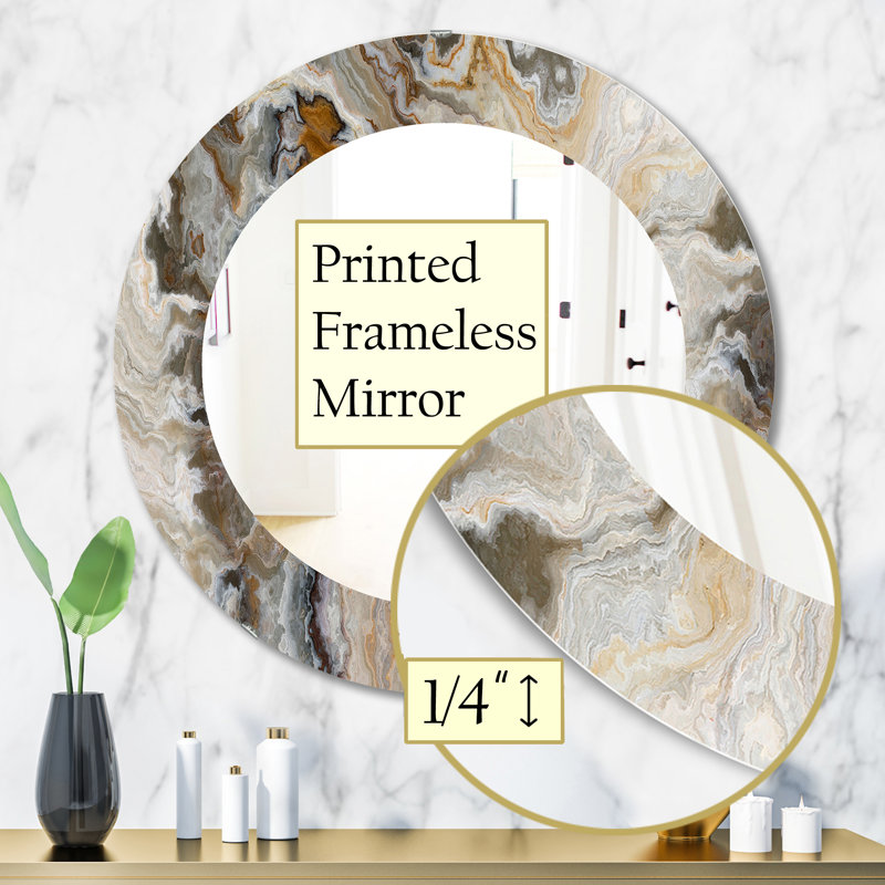 Miroir de salle de bain, miroir mural décoratif - Belhaven, H 23,6 po x l 23,6 po