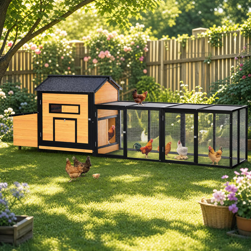 Chicken Coop, Wood color