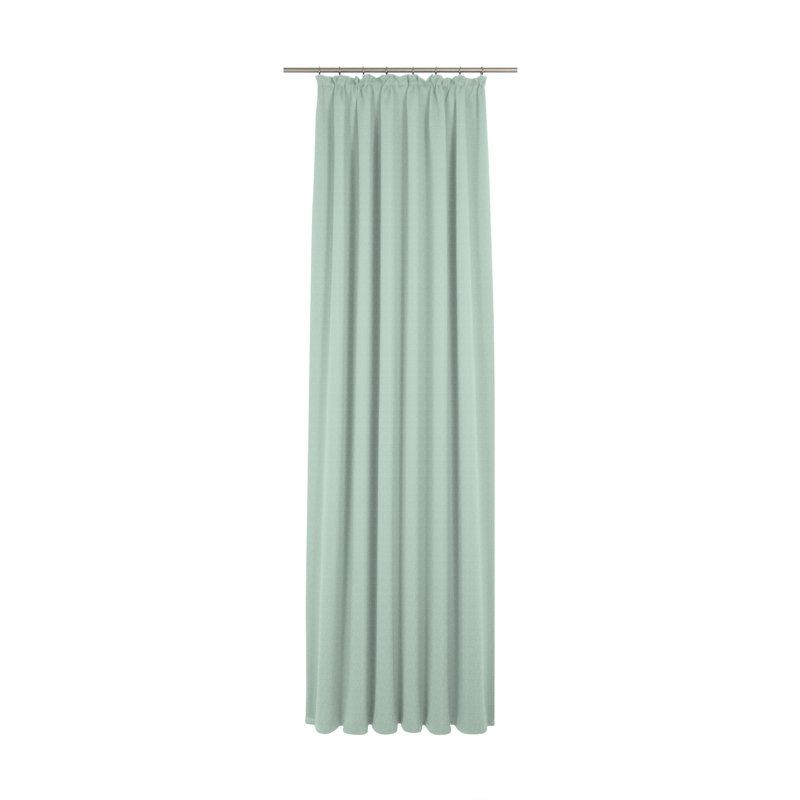 Semi Sheer Curtains, 145cm Width x 145cm Drop, Mint