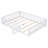 Versatile Montessori Floor Bed With Safety Features, Sturdy Construction, And Fun Door Design For A Secure And Enjoyable Sleeping Experience