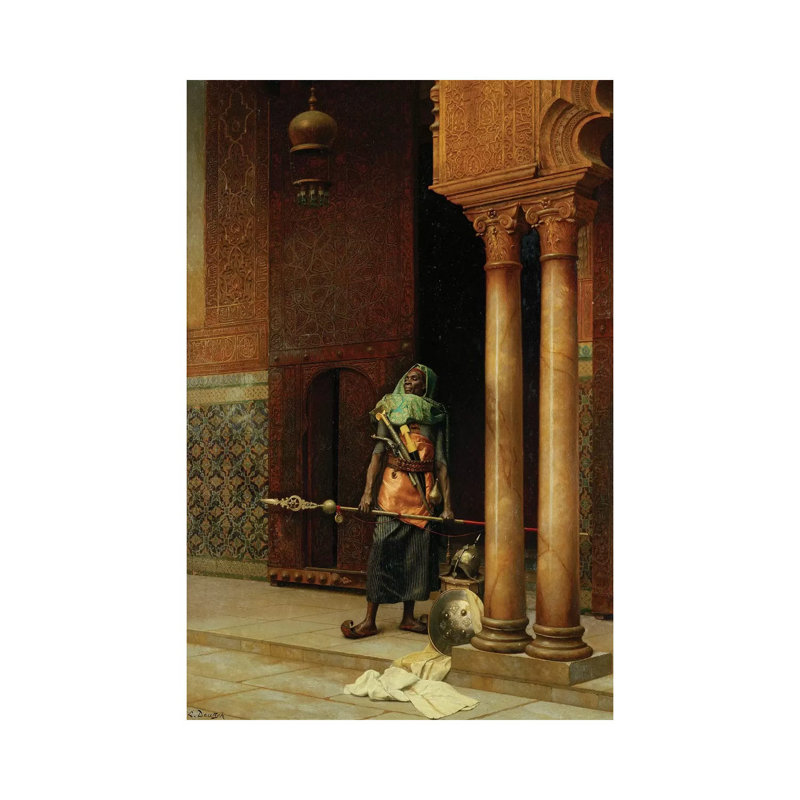 The Harem Guard - Wrapped Canvas Print, 20.32 cm H x 30.48 cm W