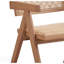 Ensemble de fauteuils en rotin et finition naturelle Velentina, élégant et confortable pour les repas et les rassemblements en plein air