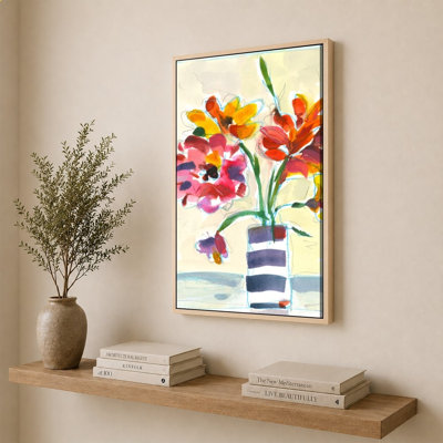 Blooming At Home by Vas Athas - Graphic Art on Canvas