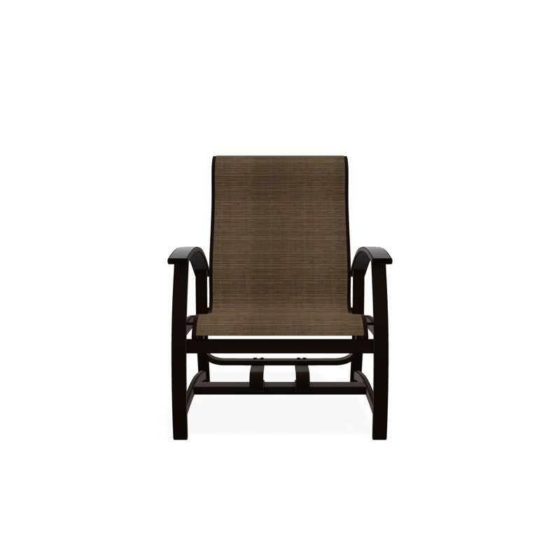 Belle Isle Outdoor Lounge Chair, Kona, Elevation Stone