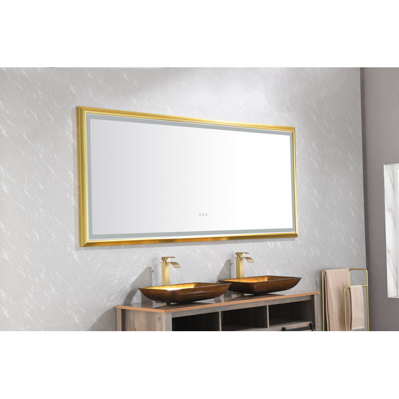 88 po X P 38 po Miroir de salle de bain H, Noir, noir, noir, noir