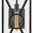 Brixton Outdoor Wall Mount Lantern - Clear Mitered Glass, Composite-59771796-59771797