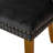 Traditional Velvet Wingback Tufted Solid Wood Upholstered Dining Chairs With Lion Head Pull Ring-708755281