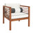 Bardara Acacia 4 - Person Patio Conversation Set with Cushions-947913925