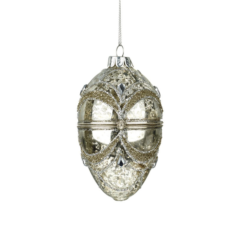 9cm Glass Bauble
