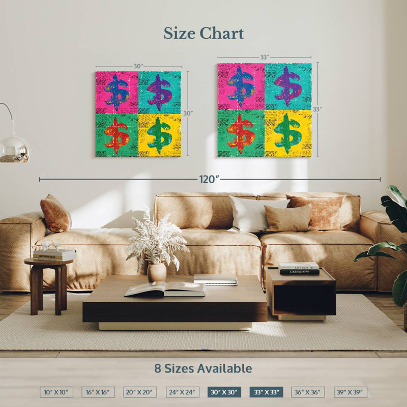 Grungy Dollar Signs