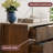 Modern Fluted Bedside Table with 3 Drawers-1454489466