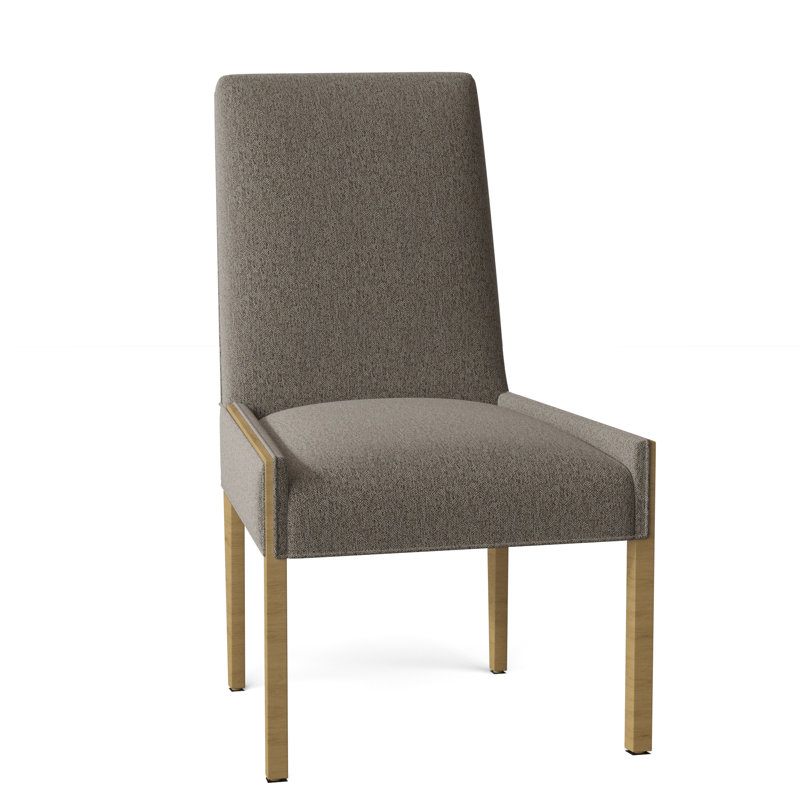 Libby Langdon Upholstered Side Chair, Montego Bay, Hazelnut (8794 17)