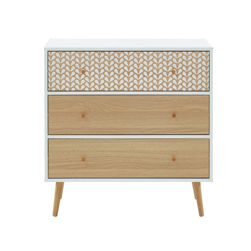 Cromwell 78cm W 3 - Drawer Chest of Drawers
