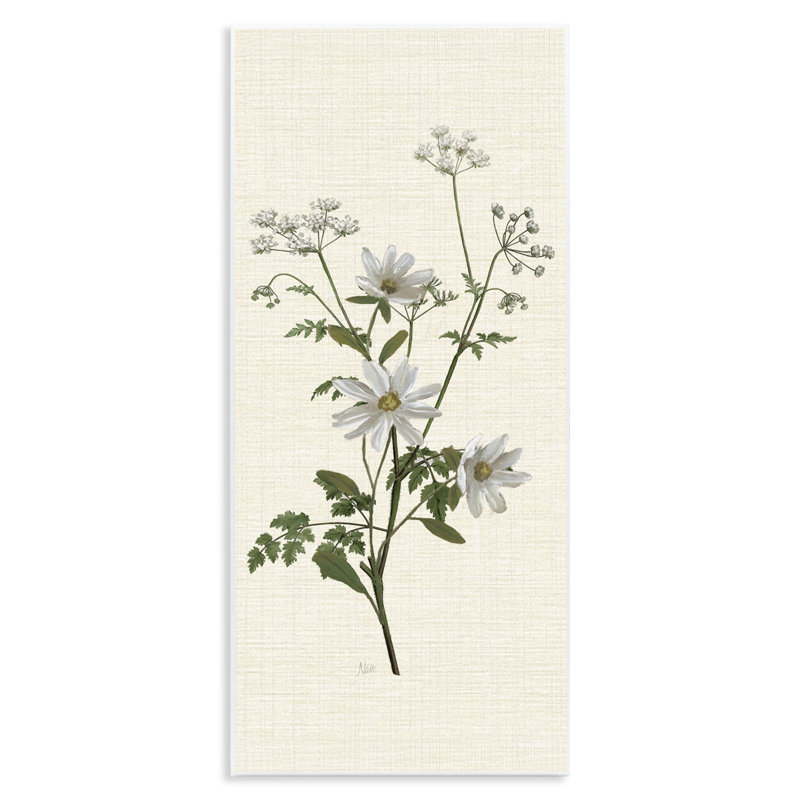 Art mural en herbe avec bourgeons en herbe, design par Nan