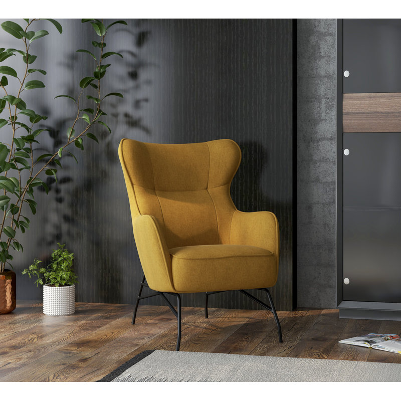 Fauteuil Javarn, Moutarde