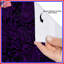 Rideaux de douche mauve à motif cachemire très long-1644756363