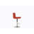 BAR STOOL In Red, Chrome