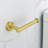 5 Brushed Gold Bathroom Towel Rack - Aluminium Build , Rust- For Different Rooms Easy Installation Directions 5 Piece Modern Look Strong And Corrosion Various Steps-593885093