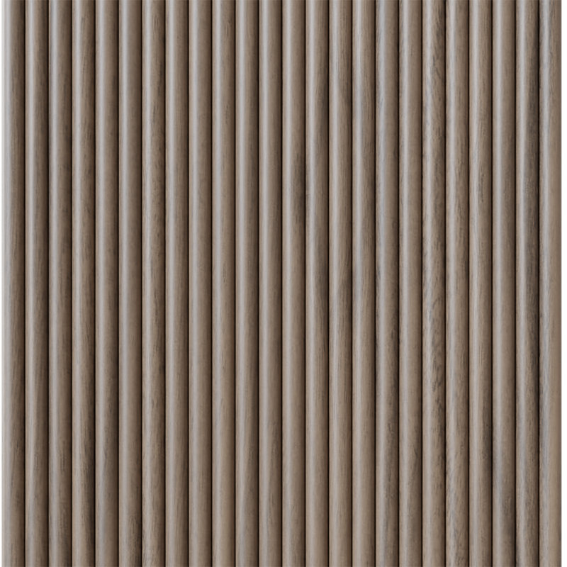 Tambour à perles doubles 1/2 po (l 12 po x L 48 po), Noyer naturel