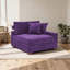 Fauteuil rembourré en velours côtelé Milbrey-253430669-235624980