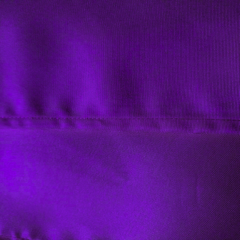 4Ft, 6Ft, 8Ft Fitted Tablecloth Polyester Rectangular Table Cover For Dining Wedding Banquet Party, Purple, 96" x 30"