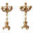 Cherub's Harvest Resin Candelabra