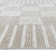 Rectangle Geometric Hand Tufted Wool Area Rug in Ivory/Gray