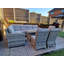 Angulay 9 - Person Patio Dining Set Rectangular Table with Cushions Included