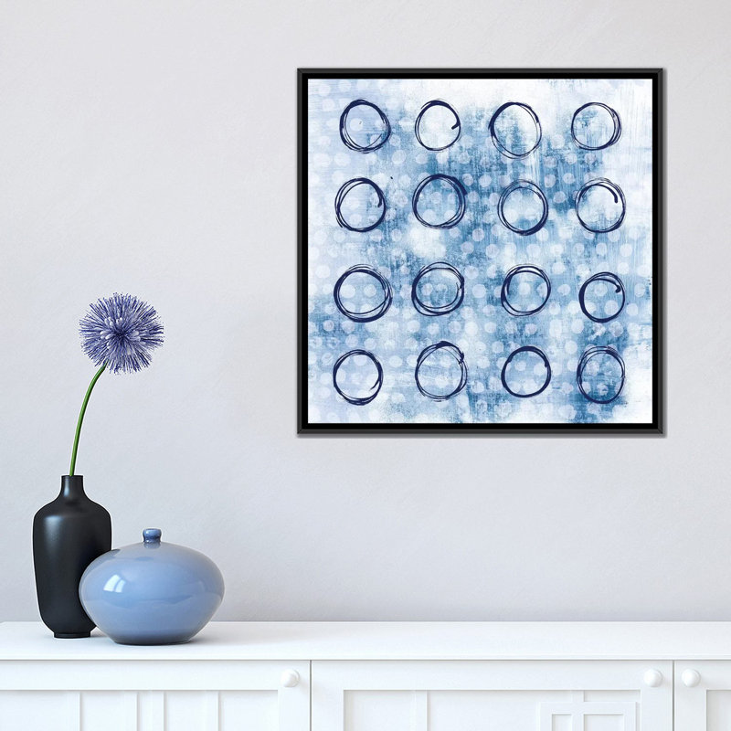 « eclipse iii », impression sur toile, H 18 po x l 18 po x P 1,5 po, Toile avec cadre noir, Pas de tapis