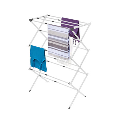 Freestanding 3-Tier Telescopic Metal Foldable Drying Rack