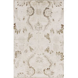 SURINDER SILK & LINEN One-of-a-Kind 4' X 6' Hand Knotted Area Rug