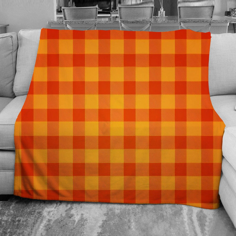 Jeté , Jeté, Guingan, Orange / Rouge