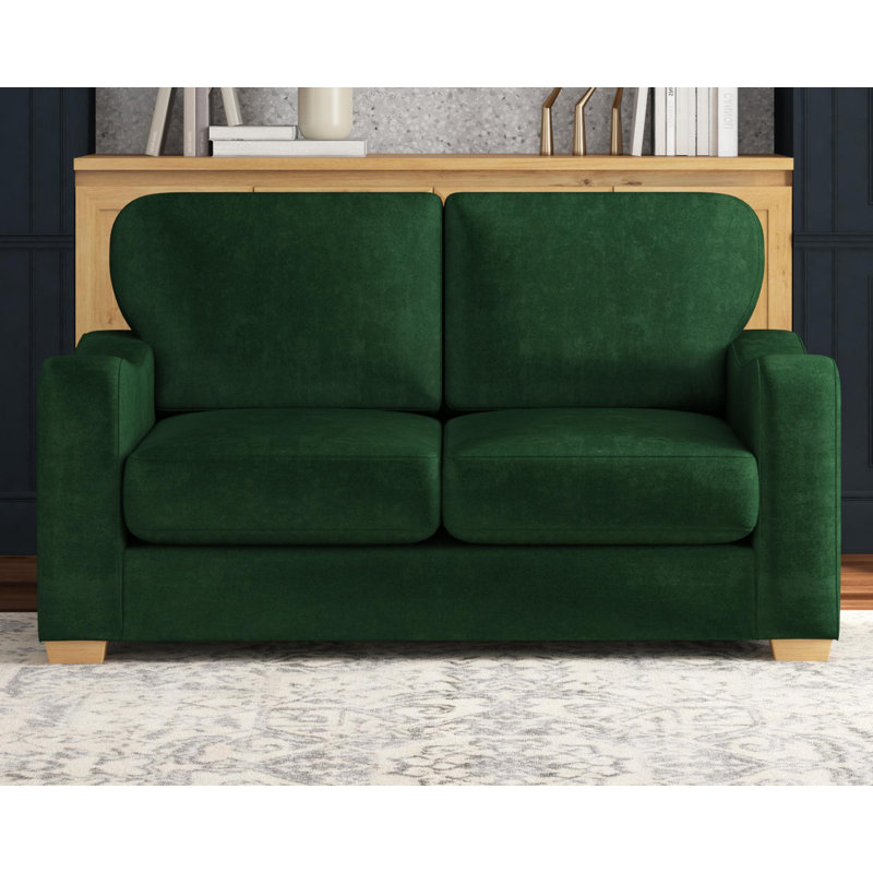 Theadford Two Seater, Fixed Back, Nutmeg