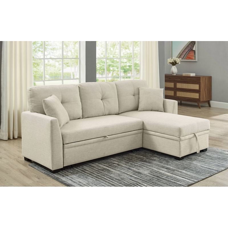 Modular Sleeper Sectional Sofa With Storage