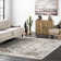 Uriegas Performance Medallion Fringed Beige/Gray/Brown Rug
